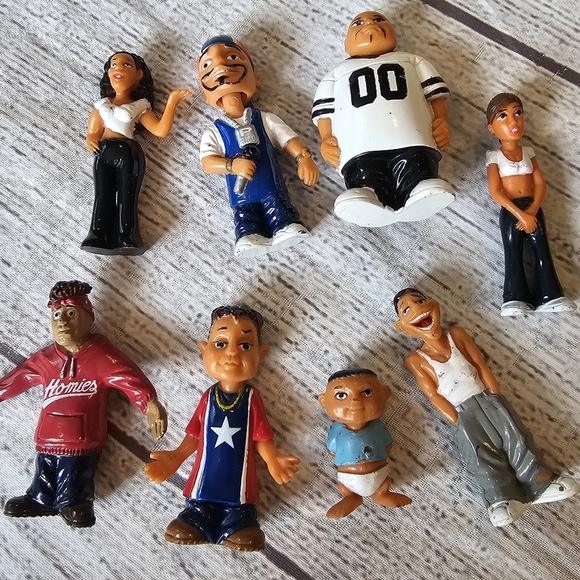 Homies Mini Figures Y2K Lot No Duplicates. Lot is 8 figures shown in pictures - Picture 1 of 3
